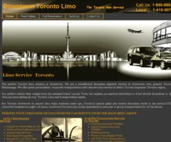 Downtowntorontolimo.ca(Toronto Limo) Screenshot