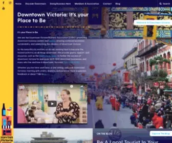 Downtownvictoria.ca( DVBA) Screenshot