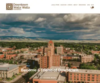 Downtownwallawalla.com(Downtown Walla Walla Foundation) Screenshot