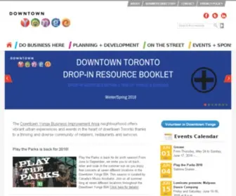 Downtownyonge.com(DYBIA) Screenshot