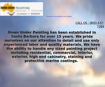 Downunderpaintingsb.com(Down Under Painting Santa Barbara) Screenshot