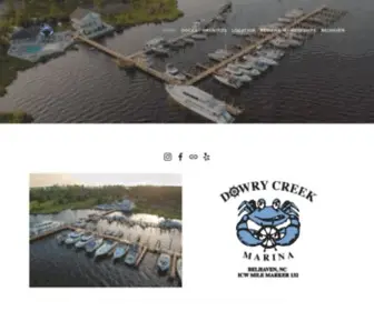 Dowrycreekmarina.com(Dowry Creek Marina) Screenshot