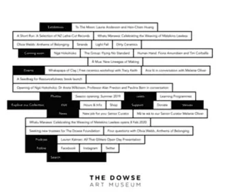 Dowse.org.nz(The Dowse Art Museum) Screenshot