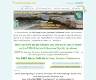 Dowserswestcoast.org(The purpose of the West Coast Dowsers) Screenshot