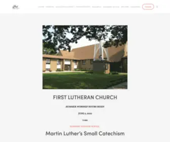 Dowsfirstlutheran.com(FIRST LUTHERAN CHURCH) Screenshot