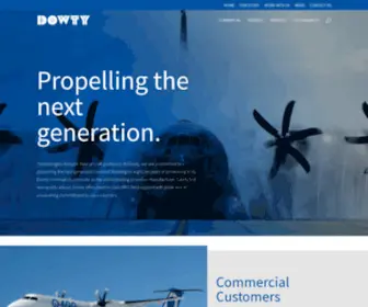 Dowty.com(Dowty Propellers) Screenshot