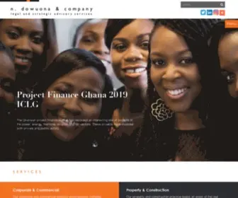 Dowuonalaw.com(Ghana Law Firm) Screenshot