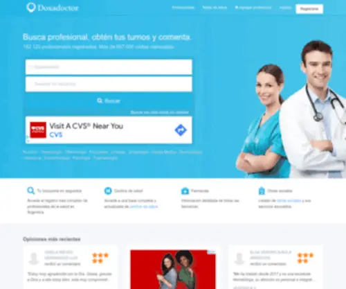 Doxadoctor.com.mx(Opiniones de médicos) Screenshot