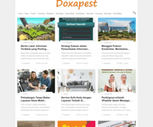 Doxapest.co.id(Berita Terbaru) Screenshot