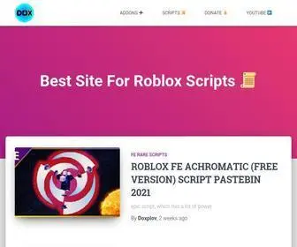 Doxplov.uno(Best Site For Roblox Scripts) Screenshot
