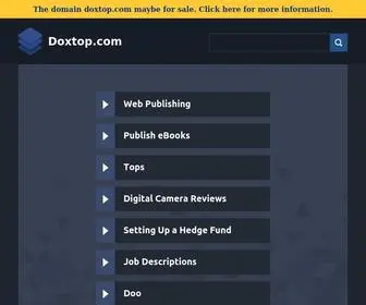 Doxtop.com(Content transformation) Screenshot