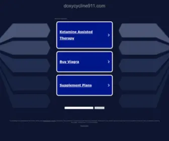 Doxycycline911.com(Doxycycline 911) Screenshot