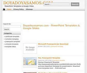 Doyadoyasamos.com(《住我楼下的老板娘》) Screenshot