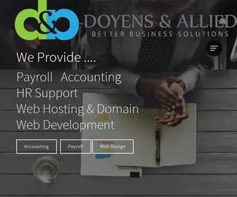 Doyensandallied.com(Doyens & Allied) Screenshot