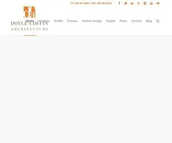 Doylecoffinarchitecture.com(Residential, commercial, religious and municipal architectural design services) Screenshot