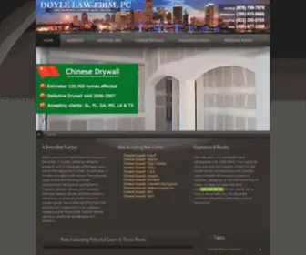 Doylefirm.com(Trial Lawyers Representing Individual Consumers) Screenshot