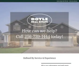 Doylerealestatepromo.com(Realtors in Cullman County) Screenshot