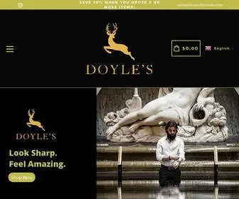 Doylespremium.com(Best Premium Beard Products for Men) Screenshot