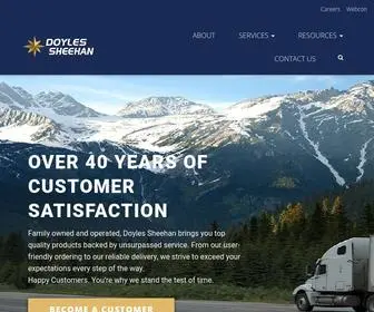 Doylessheehan.com(Full-Service Distributor in the Northwest) Screenshot