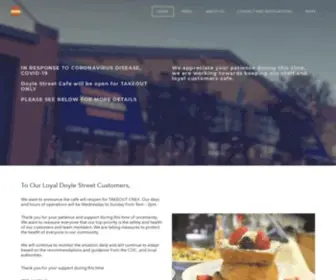 Doylestreetcafe.com(Doyle Street Cafe) Screenshot