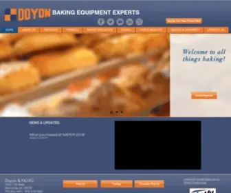 Doyon.qc.ca(Commercial Baking Equipment/Doyon/Menominee) Screenshot