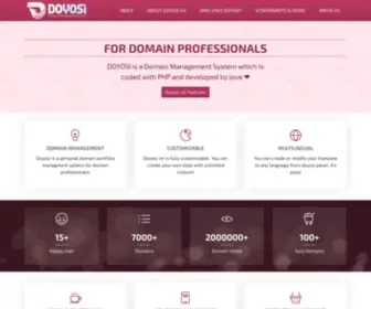 Doyosi.com(For Domain Professionals) Screenshot