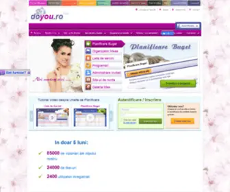 Doyou.ro(Unelte de organizare online pentru o nunta de vis) Screenshot