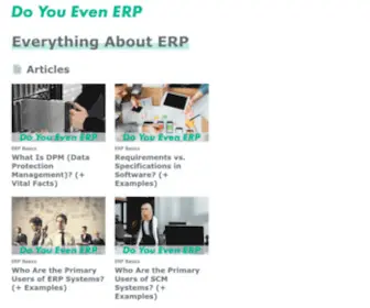 Doyouevenerp.com(Everything About ERP) Screenshot