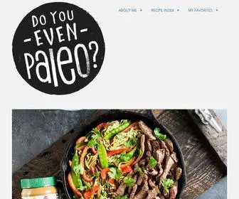 Doyouevenpaleo.net(Paleo style) Screenshot