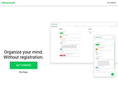 Doyourtask.com(Your Task Manager) Screenshot