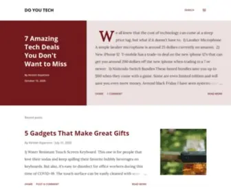 Doyoutech.com(Do You Tech) Screenshot