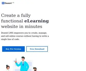 Dozentlms.com(Dozent LMS) Screenshot
