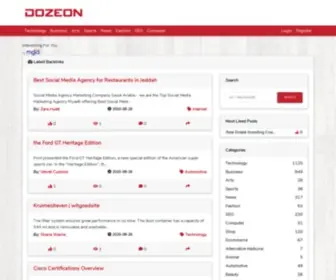 Dozeon.com(Description" content="Dozeon) Screenshot