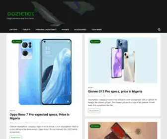 Dozietek.com(Gadget Reviews And Tech News) Screenshot