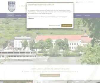 DP-Uni.ac.at(Danube Private University (DPU)) Screenshot