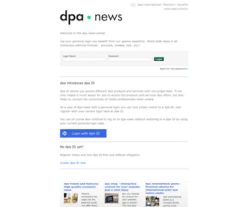 Dpa-News.de(Dpa newsRelease 2.1) Screenshot