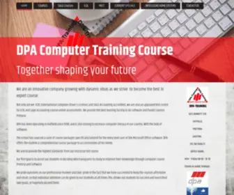 Dpa-Training.co.za(Pastel Courses) Screenshot