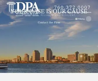 Dpaattorneys.com(DPA Attorneys at Law) Screenshot