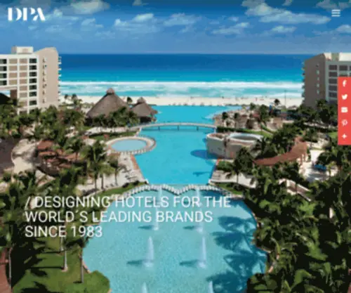 Dpadesigners.com(Hotel architecture and design) Screenshot