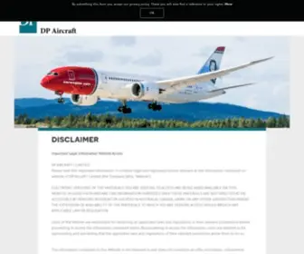 Dpaircraft.com(DP Aircraft) Screenshot