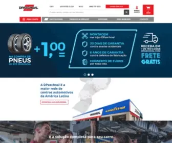 Dpaschoal.com.br(Pneus, freios, serviços automotivos e tudo de carros) Screenshot