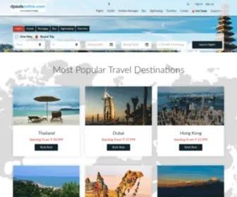 Dpaulsonline.com(Book Flight) Screenshot