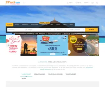 Dpaulstravel.com(Book Flights) Screenshot