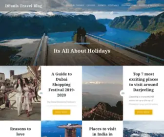 Dpaulstravel.in(DPauls Travel Blog) Screenshot