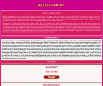 Dpboss.website(SATTA MATKA) Screenshot