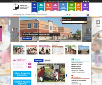 DPCDSB.org(Dufferin peel catholic school board) Screenshot