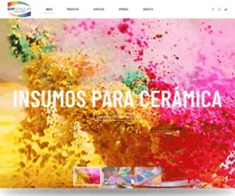 Dpcolors.com(Esmaltes y pigmentos ceramicos) Screenshot