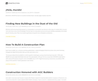 Dpconstruccion.com(Construction Company) Screenshot