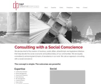DPcreativestrategies.com(D&P Creative Strategies) Screenshot