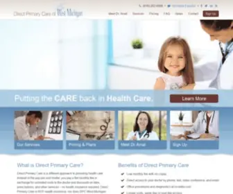 DPcwestmi.com(Learn about Grand Rapids Direct Primary Care with Dr. Belen Amat) Screenshot